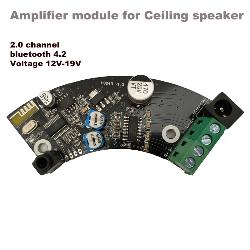 Audio Music In Background - Carte amplificateur bluetooth haut-parleur de plafond