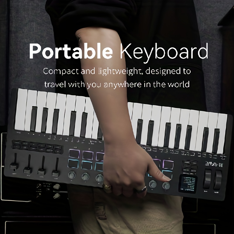 Midi Controller Pad - Clavier MIDI Bluetooth M-VAVE SMK37PRO 37