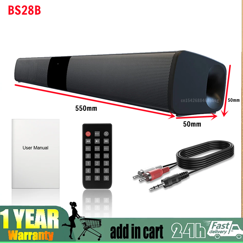 Audio Music Visualizer - Barre de son Bluetooth sans fil