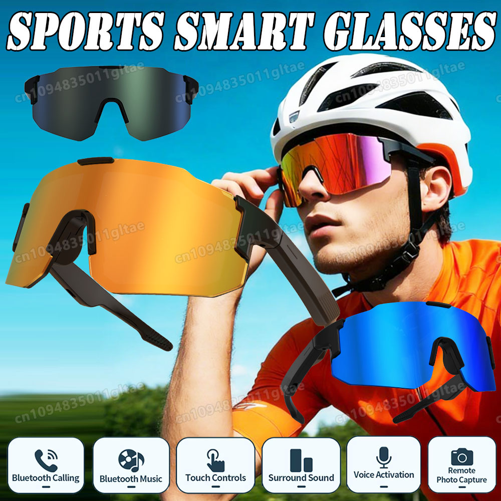 Audio Music For Video - Lunettes de vélo intelligentes avec caméra,
