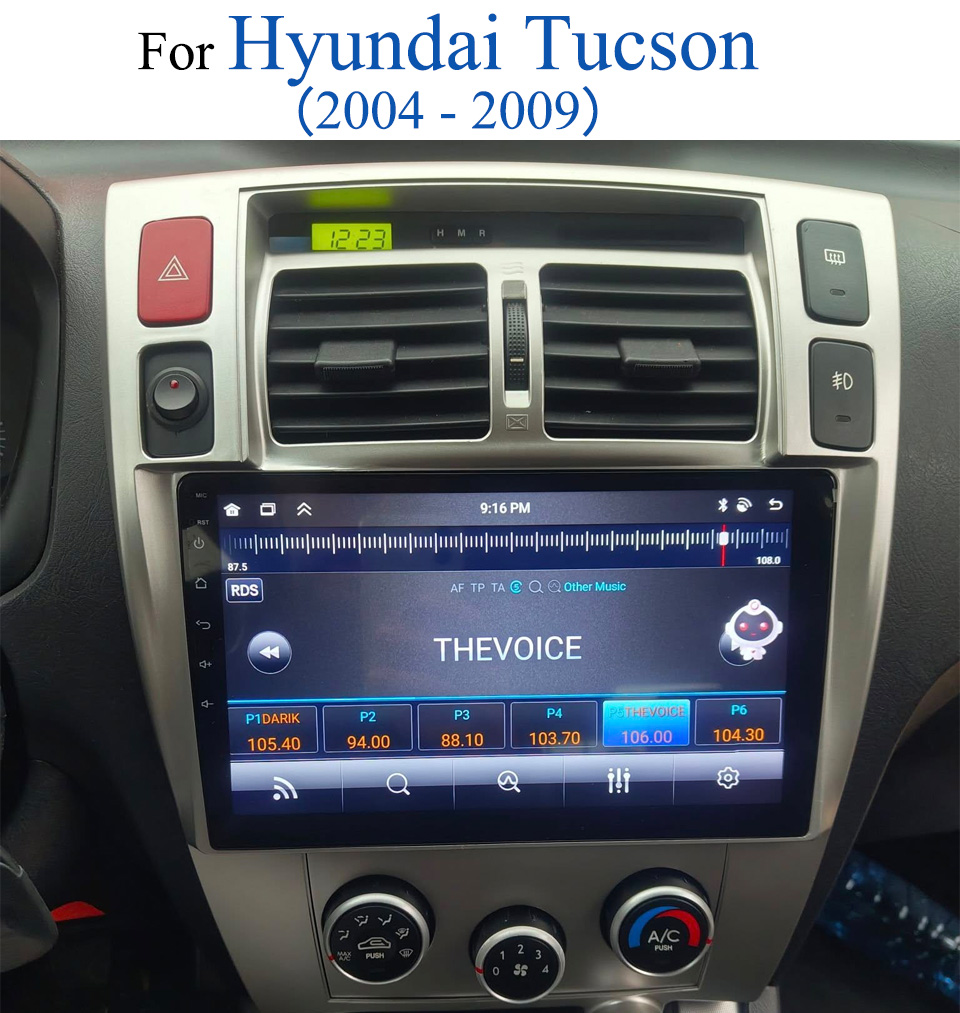 Audio Music India - Autoradio stéréo pour Hyundai Tucson 2004