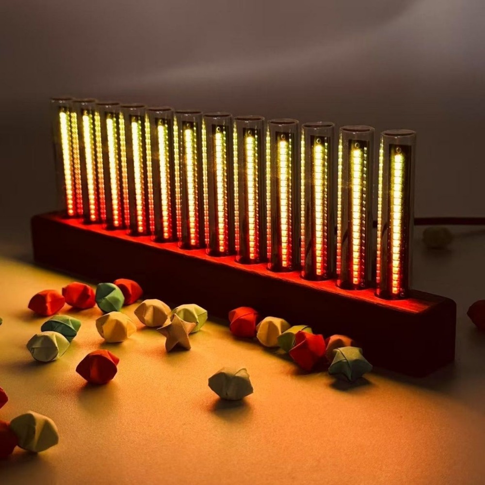 Audio Music Visualizer - Nouveau 12 tubes LED polychrome Pickup