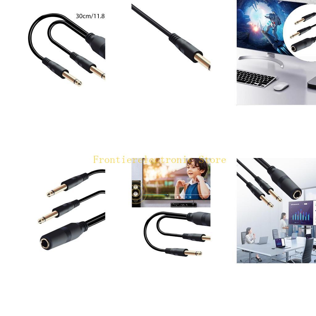 Audio And Music Splitter - G8DB 2x 1/4 pouces 6.35mm à