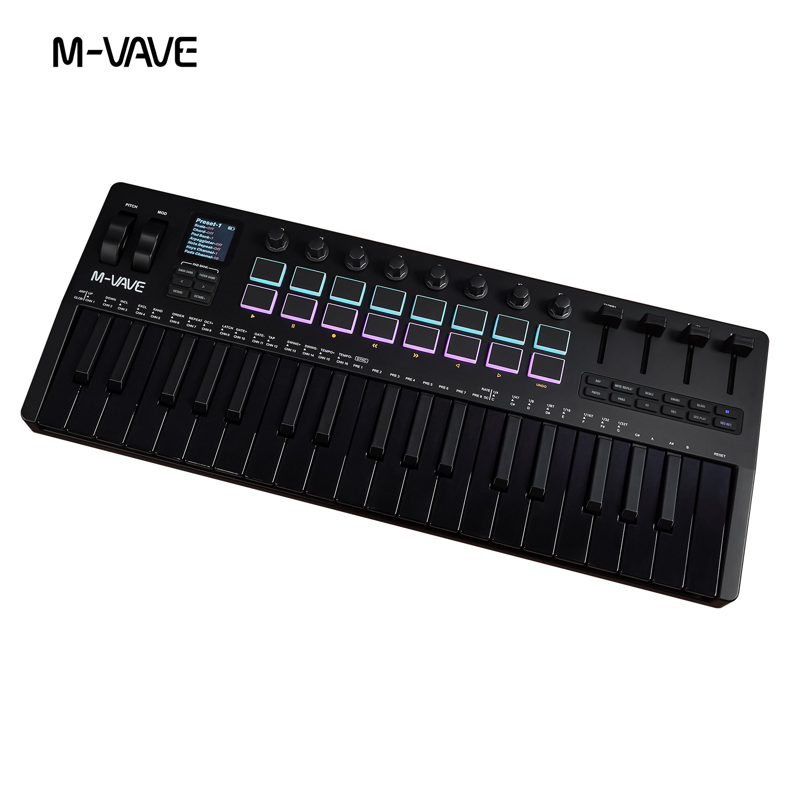 Midi Controller Pad - Contrôleur MIDI USB M-VAVE SMK-37 à