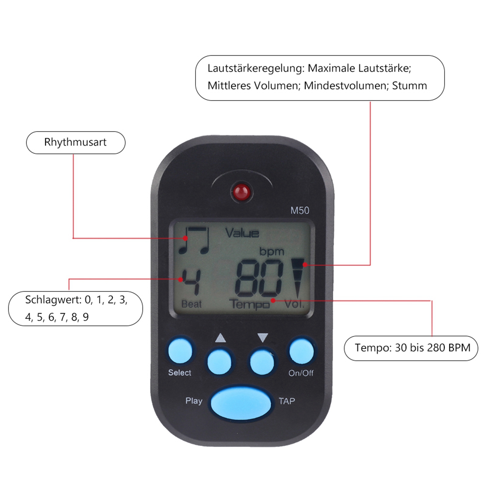 Mini métronome professionnel à - Metronome Digital avis et prix