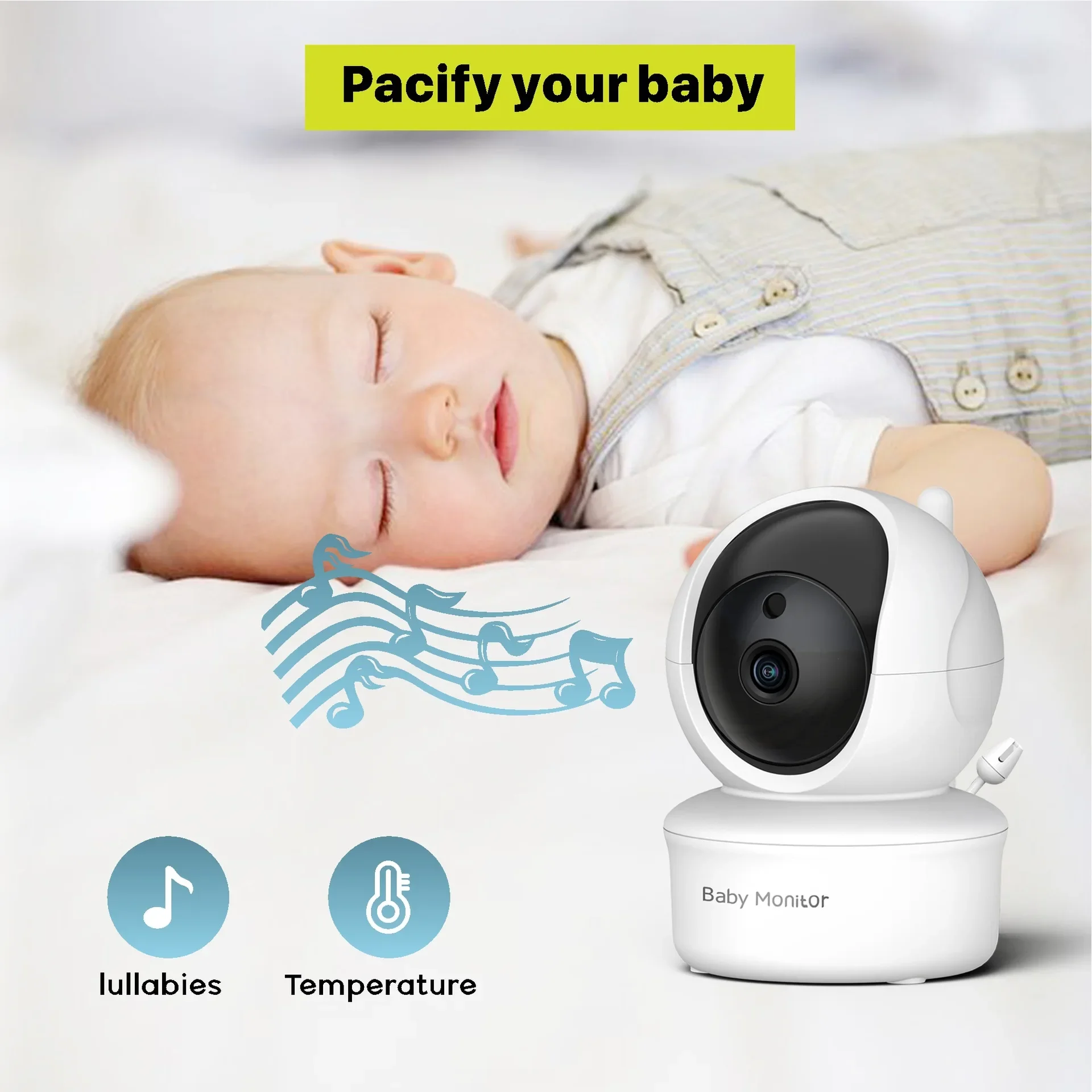 Moniteur vidéo pour bébé de 5, - Audio Music For Video avis et prix