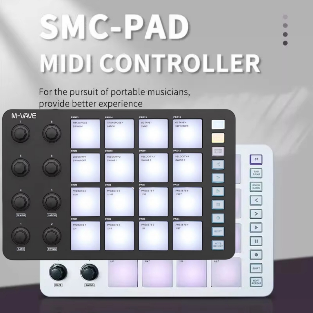 Contrôleur MIDI sans fil M-VAV - Midi Controller Pad avis et prix