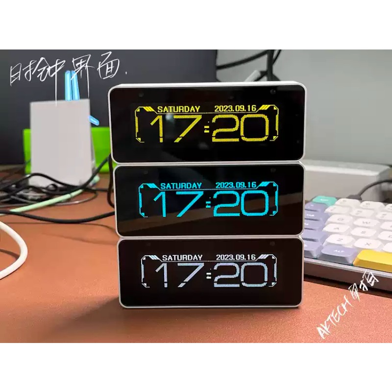Horloge Bluetooth avec lumière - Audio Music Visualizer avis et prix