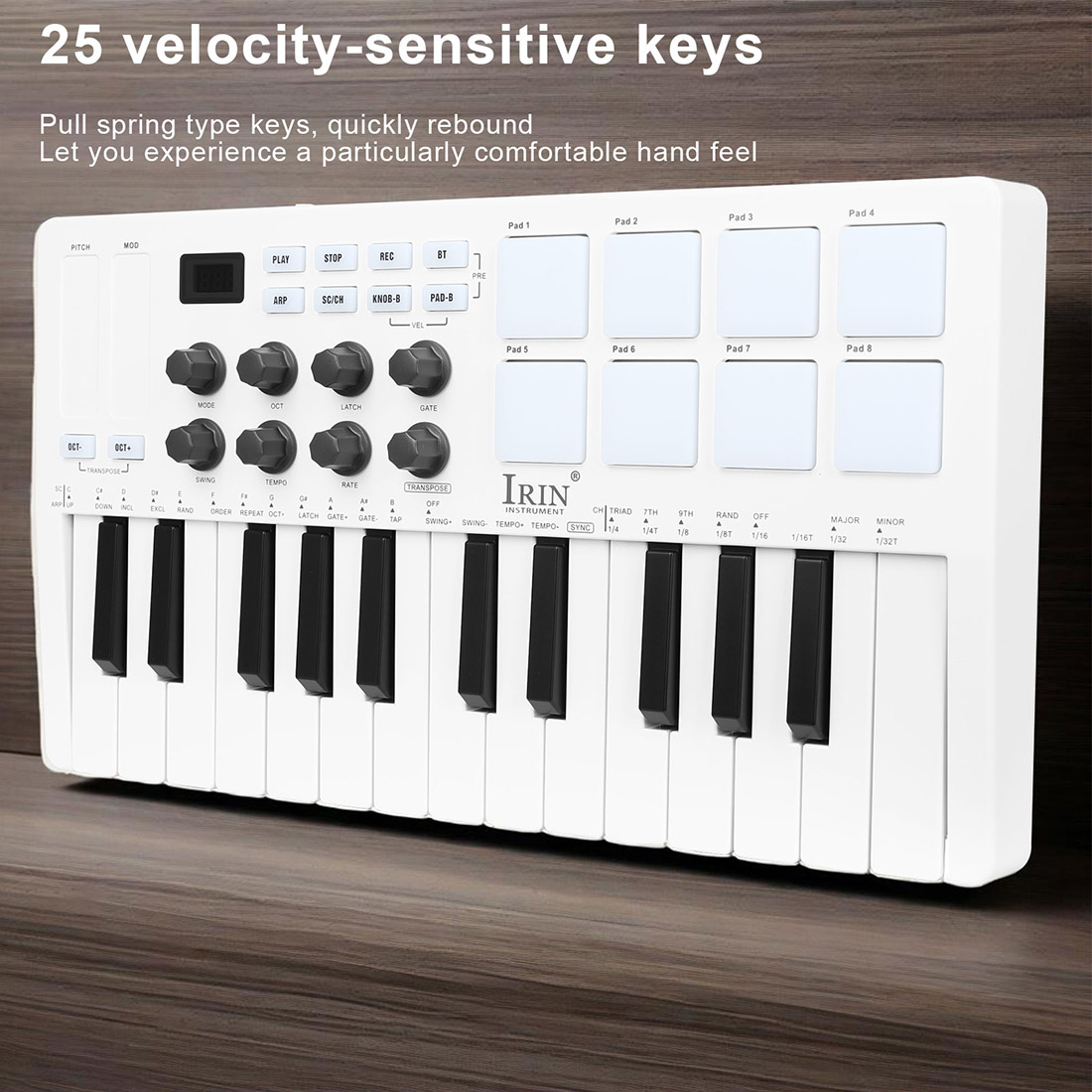 Clavier MIDI portable SMK-25,  - Midi Controller Pad avis et prix