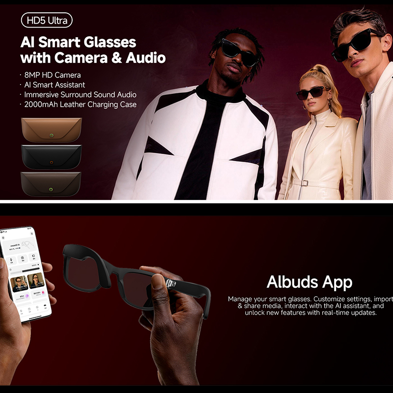 Nouvelles Lunettes Intelligent - Audio Music For Video avis et prix