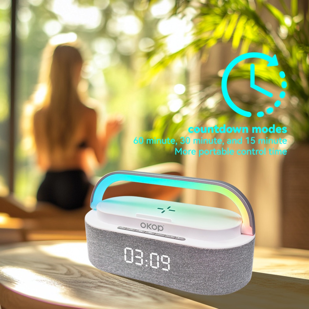 Haut-parleurs Bluetooth OKOP,  - Audio Music Visualizer avis et prix