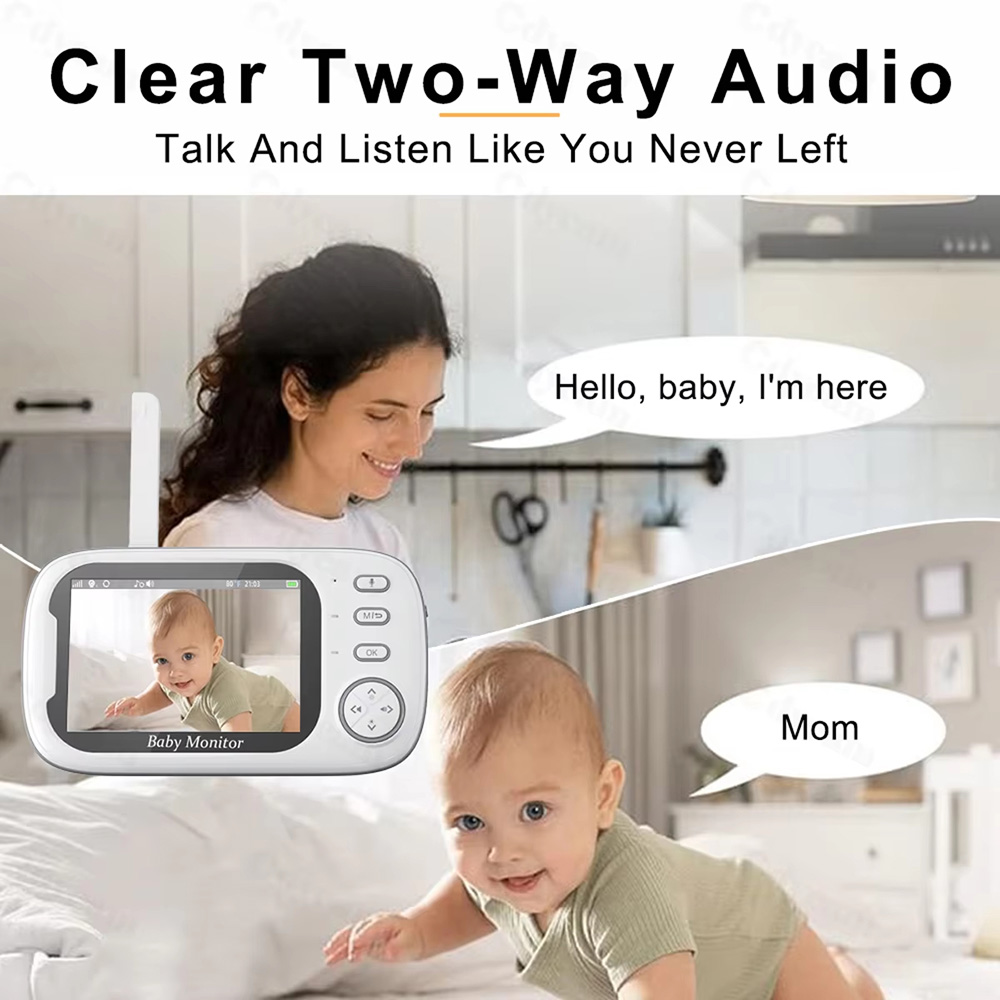 Moniteur bébé 3,5 pouces avec  - Audio Music For Video avis et prix