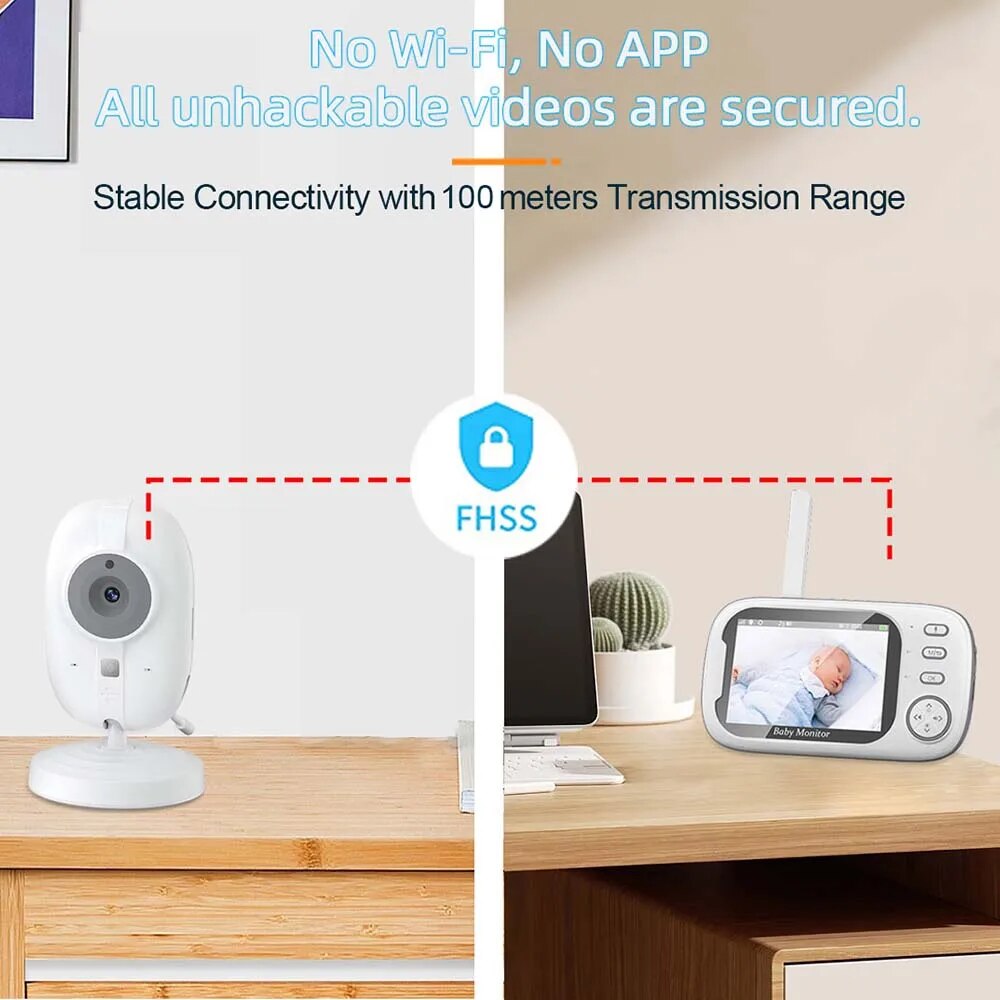 Babyphone Vidéo 3.5G avec Visi - Audio Music For Video avis et prix
