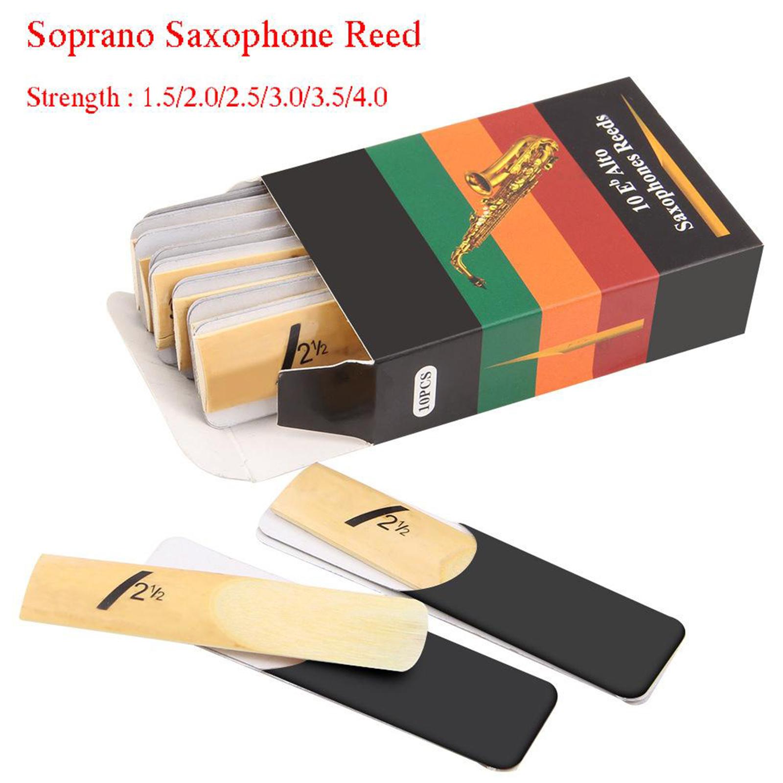 Lot de 10 anches traditionnell - Saxophone Reed Pack avis et prix