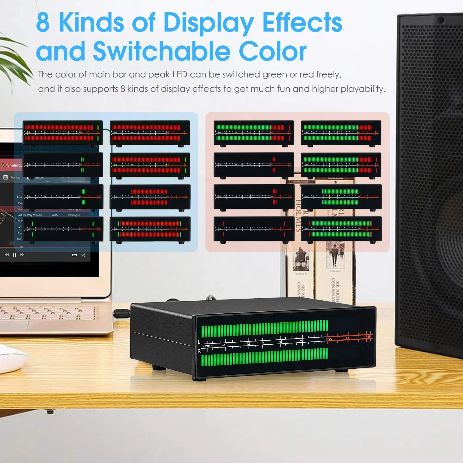 Douk Audio double canal LED so - Audio Music Visualizer avis et prix