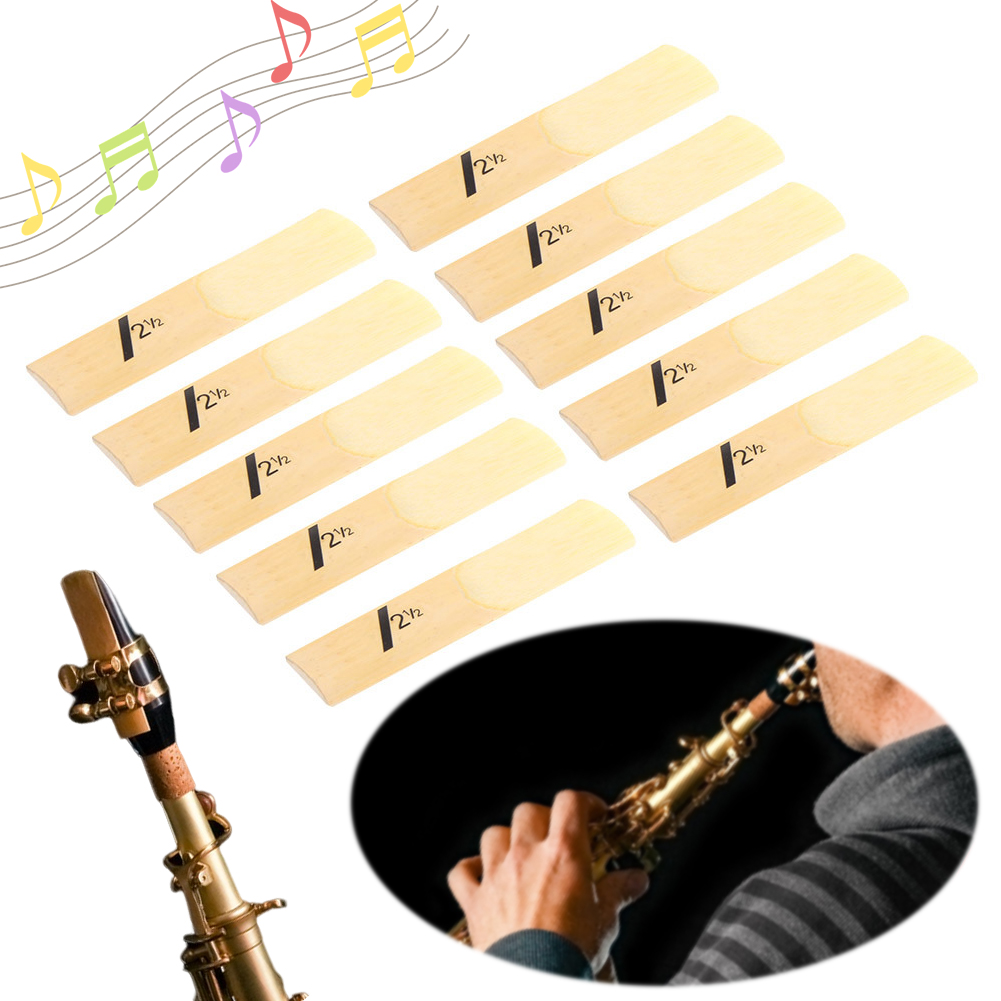 Lot de 10 anches pour saxophon - Saxophone Reed Pack avis et prix