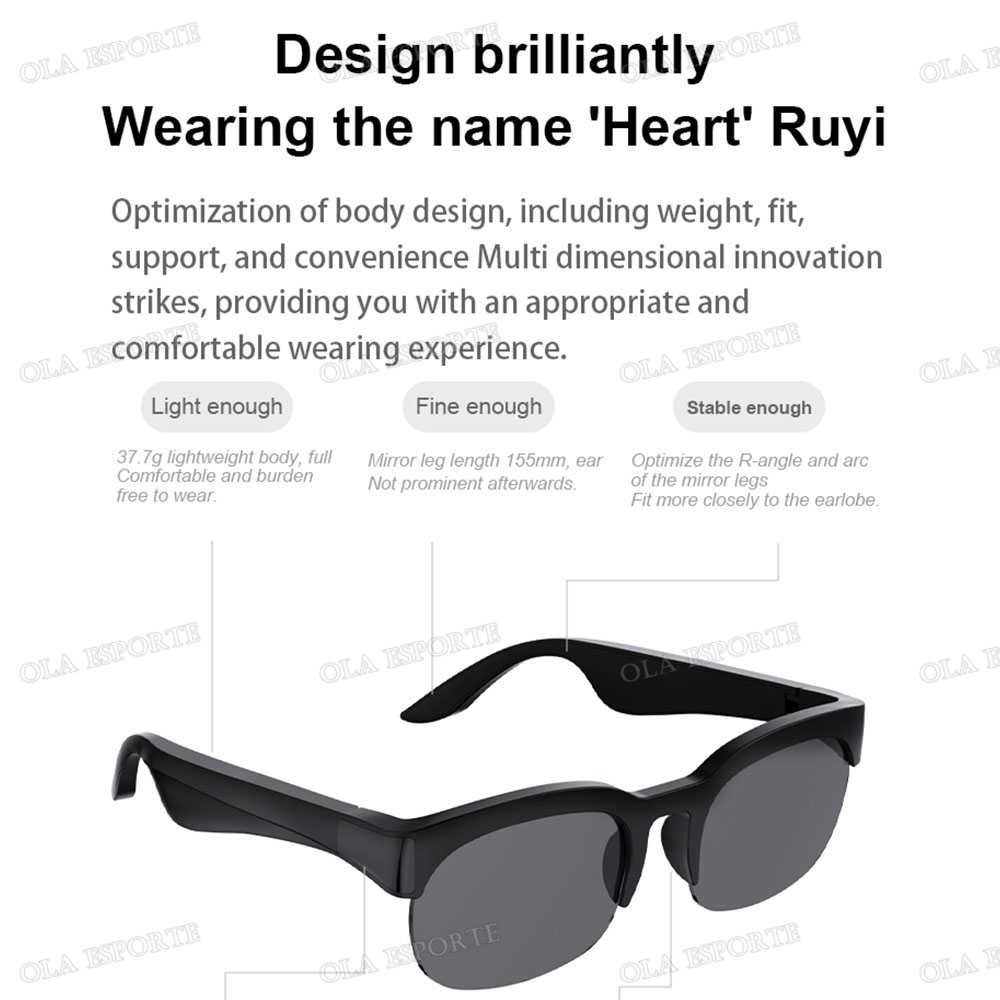 Nouvelles Lunettes Intelligent - Audio Music For Video avis et prix