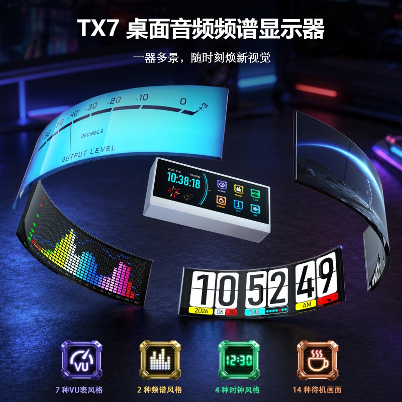 Analyseur de spectre RGB Douk  - Audio Music Visualizer avis et prix
