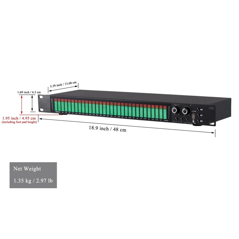 Nouvel analyseur de spectre nu - Audio Music Visualizer avis et prix