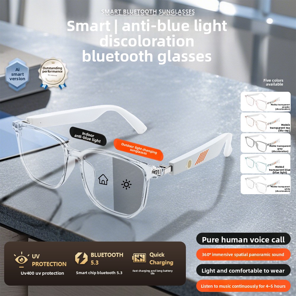 Lunettes intelligentes Bluetoo - Audio Music Songs avis et prix